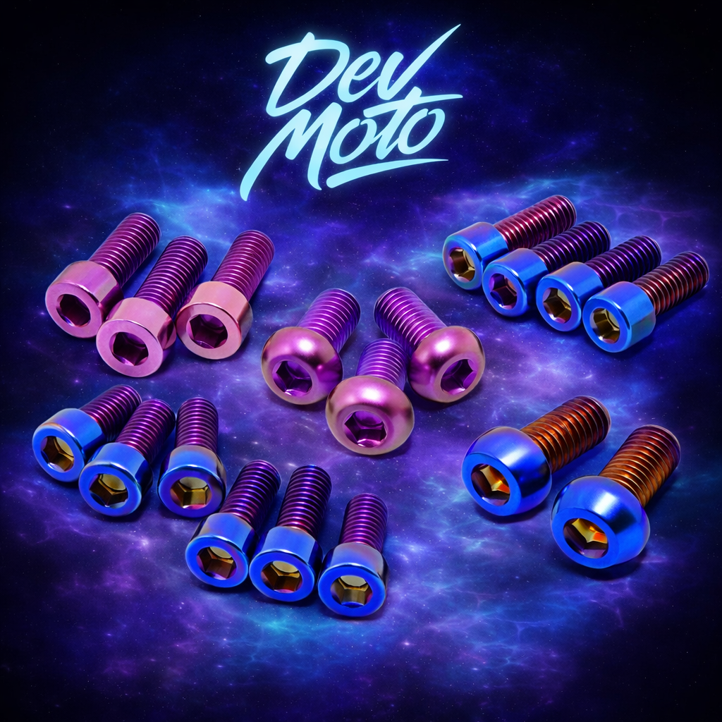 Individual Titanium Bolts – DevMoto