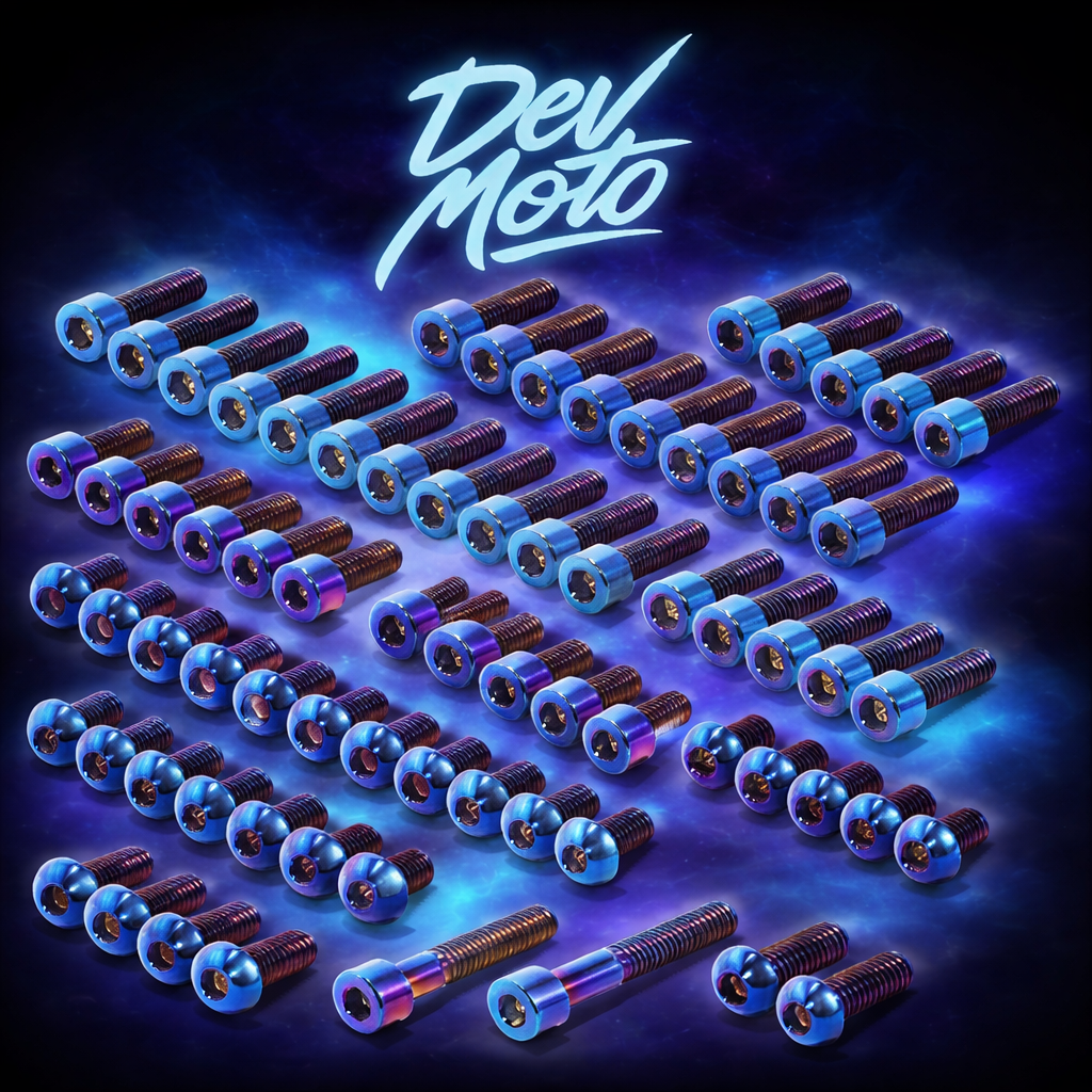 Full Titanium Bolt Kits – DevMoto